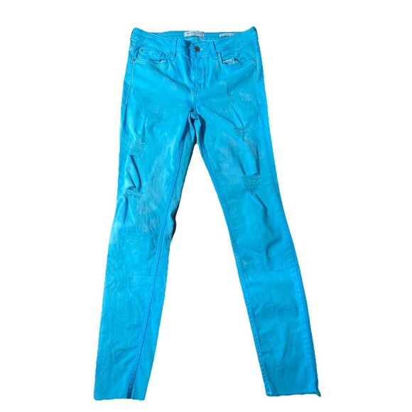 Marciano By Guess Los Angela's Jeans Womens 28 Distressed Mid Rise Skinny - Picture 2 of 10